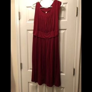 ModCloth Gilli Burgundy Dress Size 2X